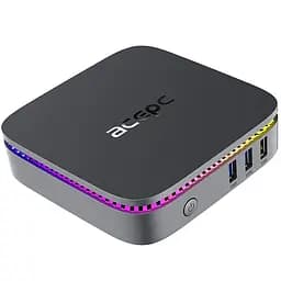 Міні-ПК Acepc PicoBox Pro AK1 / Intel N95 / RAM 16GB / SSD 512GB / 2 x HDMI / LAN, Wi-Fi, Bluetooth / Windows 11 Pro / Сірий - мініатюра 4