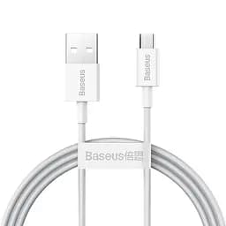 Кабель Baseus Superior Series Micro-USB 1 метр (CAMYS-02) белый