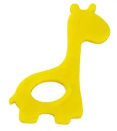 Прорізувач для зубів Курносики Жираф, каучук, жовтий (7048 жовт)