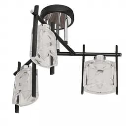 Люстра потолочная Brille классическая E14 40W GY (BR-01153C/3)