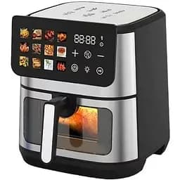 Аерофритюрниця T.K.Line TK00263 з регулюванням температури антипригарною чашею 4 л 1500 Вт Чорний