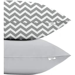 Набір наволочок Cosas Grey Zigzag CS1 50х70 см (SetPillow_ZigzagGrey_Grey_50х70)