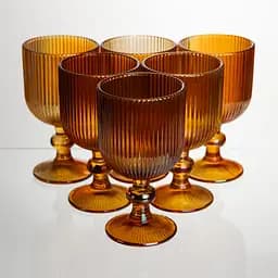 Набор бокалов для вина 6 штук 240 мл бокалы на ножке стеклянные фужеры для вина подарочные Yiwu HP-19-209