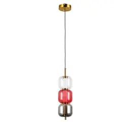 Світильник підвісний LED Levistella 800P3151 (110*300) CRS, 5W, три режими світла, метал + скло, сучасний стиль для дому