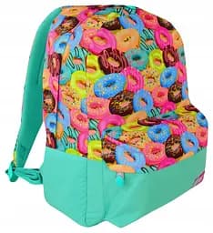 Молодежный рюкзак с донатами 16L ST.RIGHT BP-33 салатовый Head sum0028822