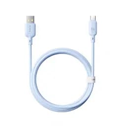 Кабель Baseus Silky Series Cable USB to Type-C 100W 1m P10377703313-00 Blue - мініатюра 3