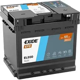 Автомобільний акумулятор Exide Start-Stop EFB 6СТ-55Ah АзЕ 540A EN EL550 (3661024036757)