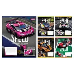 Набор тетрадей 1 Вересня Speed ​​as a way of life А5, 18 листов 25 шт. (768015)