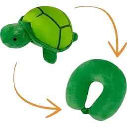 Подушка-трансформер дорожная Home Line черепаха зеленый 30х30 см (160434)