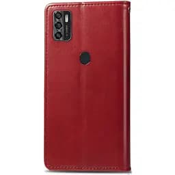 Шкіряний чохол-книжка Getman Gallant (PU) для ZTE Blade A7s (2020) Червоний - мініатюра 2