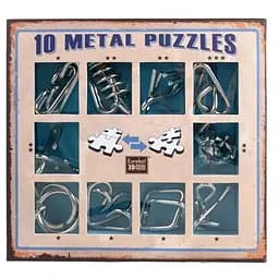 Набір головоломок Eureka Metal Puzzles блакитний 10 шт. (473356)