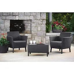 Комплект садових меблів Allibert Keter Salemo balcony set графіт - мініатюра 3