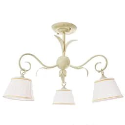 Люстра потолочная Brille с абажуром E14 40W WH (BKL-668S/3)