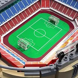 Конструктор стадіон Cada Fc Barcelona Camp Nou Spotify  Barca La Liga стадіон Барселони для дітей та дорослих, 728 деталей - мініатюра 6