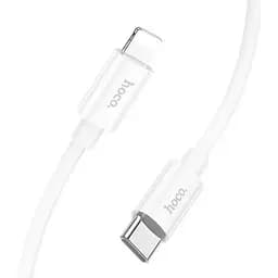 Кабель Hoco X87 Magic silicone PD charging data cable for Lightning Білий