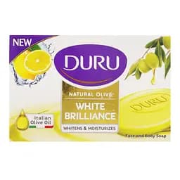 Косметичне мило Duru White Brilliance Natural Olive з оливковою олією 90 г - мініатюра 3