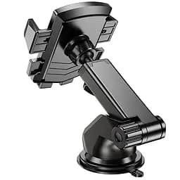 Автотримач Hoco CA83 David one-button (center console) Black - мініатюра 2