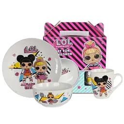 Набір порцеляновий L.O.L.Surprise! Totally awesome 3 предмети (76001100)