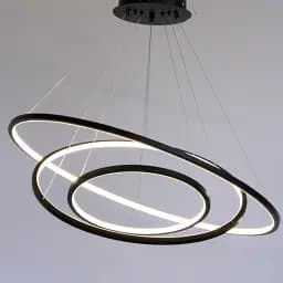 Підвісна люстра Friendlylight Wheel 3 Black FL5125 - мініатюра 2