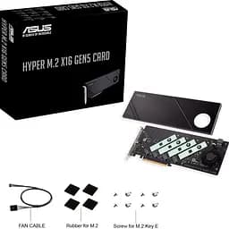 Плата-адаптер PCIe ASUS Hyper M.2 X16 PCIe 5.0 Expansion Card GEN 5 (90MC0CY0-M0EAY0) - мініатюра 6