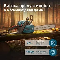Пила бензинова Könner & Söhnen (KS CS40G-20) - мініатюра 3