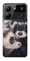 Чехол Demsky Хорьки для ZTE Blade A54 4G