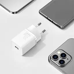 МЗП Baseus Super Si Quick Charger 30W (1USB-C) (CCSUP-J) Білий - мініатюра 3