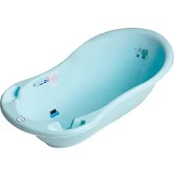 Ванночка Tega Кіт та Пес, зі зливом, 86 см, блакитний (PK-004ODPŁYW-101)