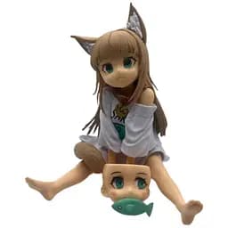 Коллекционная фигурка Кошка девочка Неко тян Cat girl Neko-chan 14 см F CG NC 14