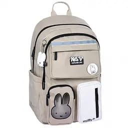 Рюкзак шкільний Yes TS-43L Miffy 43х30х16 см бежевий (550340) - мініатюра 2