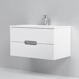 Тумба підвісна AM.PM Spirit 80 см з умивальником (M70-FUX0802-WC0802-38) - мініатюра 4