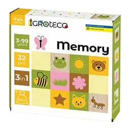 Дитяча настільна гра "Меморі 3 в 1" 900644, 32 елементи