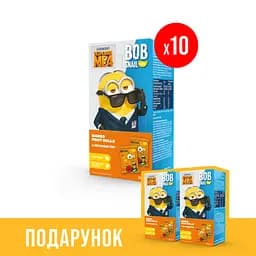 Набір фруктових цукерок Bob Snail Fun Манго з іграшкою 10 шт. + 2 шт. в подарунок