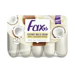 Мило Fax Крем та Кокосове молочко, 350 г (5 шт по 70 г)