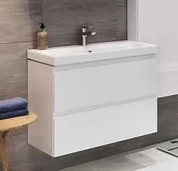Тумба для ванної кімнати Cersanit Cet В06 з умивальником Cersanit Moduo Slim 80 см Білий UN509-044 30412 - мініатюра 6