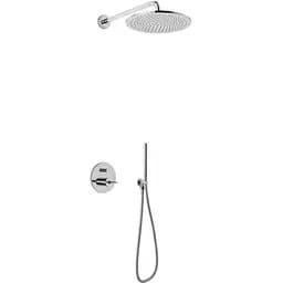 Душева система Kohlman Maxima 35 chrome + BOX прихованого монтажу QW210MR35, Хром