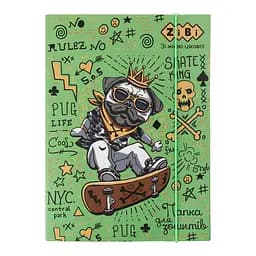 Папка для зошитів Cool, картонна, на гумках, В5+, 175x240x25 мм, KIDS Line