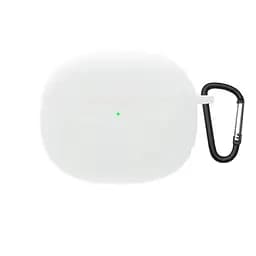 Силіконовий чохол для навушників Xiaomi Redmi Buds 4 Pro, Hang Case, білий, ультратонкий захисний кейс товщиною 2 мм, захист від подряпин, пилу та ударів, компактний, з карабіном для кріплення, ArmorStandart (ARM68431)