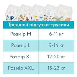 Підгузки-трусики Offspring Skye розмір M 6-11 кг 42 шт. (DP-OI-FAP-M42P-SKY) - мініатюра 12