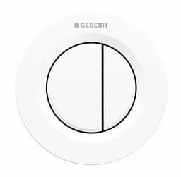Пневматична клавіша змиву Geberit Type01 біла 116.042.11.1, Білий