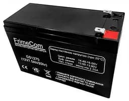 Акумуляторна батарея для ДБЖ FrimeCom AGM 12 V / 7.5 А*ч (GS1275)