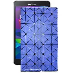 Чохол StatusCASE з екошкіри для планшету Samsung Galaxy Tab 4 7.0 (T231) Синій ромб