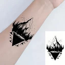 Набір дитячих тимчасових тату Чорні міні №3 black-tattoo-mini-set-3-3, 30 штук по 9,5*5,5 см - мініатюра 7