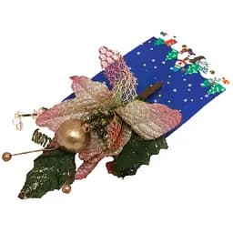 Веточка новогодняя Devilon декоративная 25 см (450381)