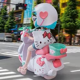 Дитяча лялька Красуня Пінк на скутері 4SF Manga Dolls HKTF3000 серії Hello Kitty - мініатюра 6