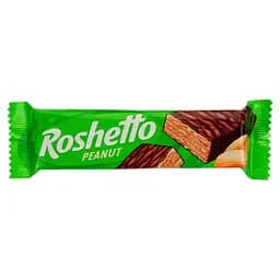 Вафли Roshen Roshetto Peanut глазированные 34 г (929692)