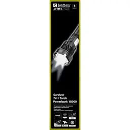 Ліхтарик-повербанк Sandberg Survivor 7 in 1 Torch Powerbank 10000 mAh XHP70 LED USB-C 5W - мініатюра 5