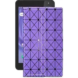 Чехол StatusCASE из экокожи для планшета Prestigio Seed A7 (PMT4337) Фиолетовый ромб