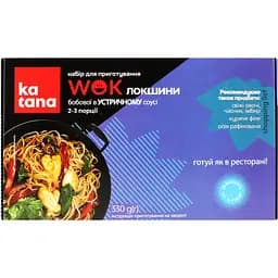 Набір для приготування локшини та бобів Katana WOK в устричному соусі 330 г