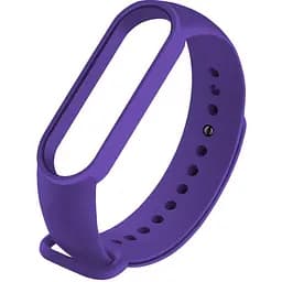Ремешок Uwatch Replacement Silicone Band For Xiaomi Mi Band 5/6/7 Purple